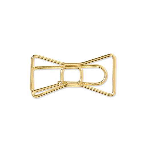 Gold Bow Clips (Z3380)