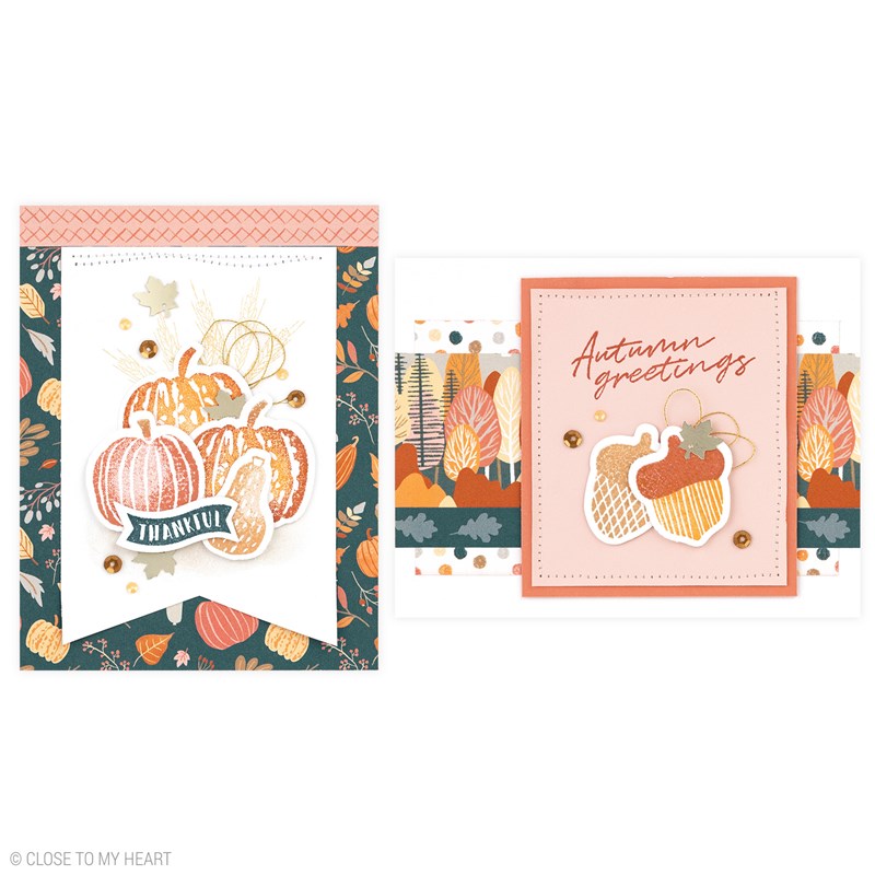 Miss Ink Stamps – Pumpkin Spice Sentiment Stamps