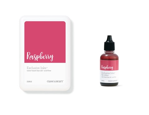Raspberry Exclusive Inks™ Stamp Pad + Re-inker (CC1408)