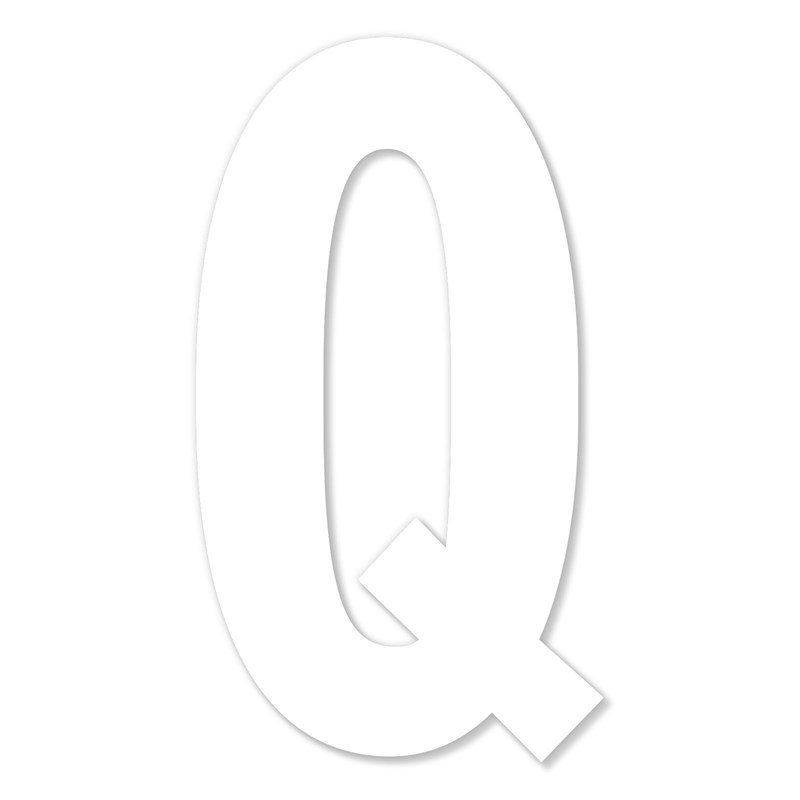 Chipboard Monogram—Q