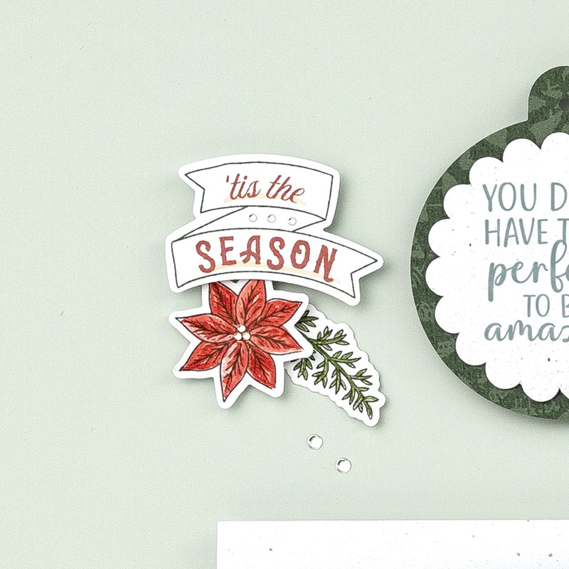 Holiday Banner Stamp + Thin Cuts