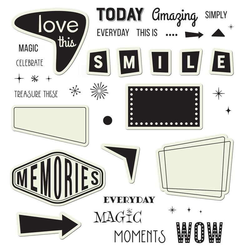 Everyday Featured Attractions Stamp + Thin Cuts