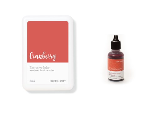 Cranberry Exclusive Inks™ Stamp Pad + Re-inker (CC1400)