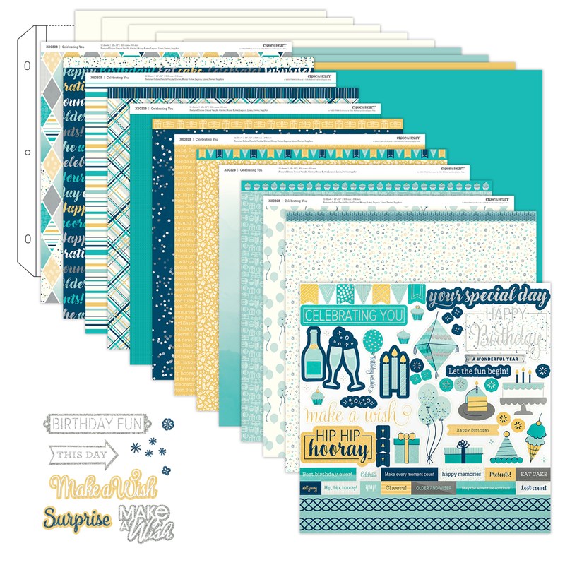 Celebrating You Scrapbooking Workshop Kit (without stamp or Thin Cuts)