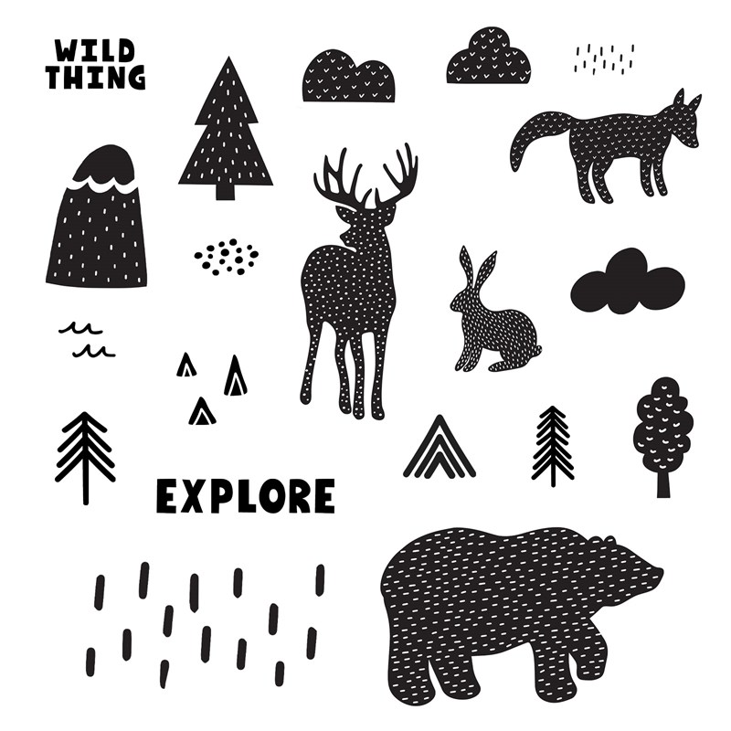 The Wild Life Stamp Set