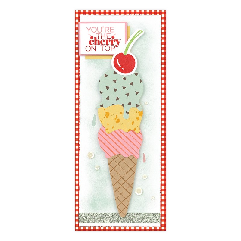Scoops & Sprinkles Stamp + Thin Cuts