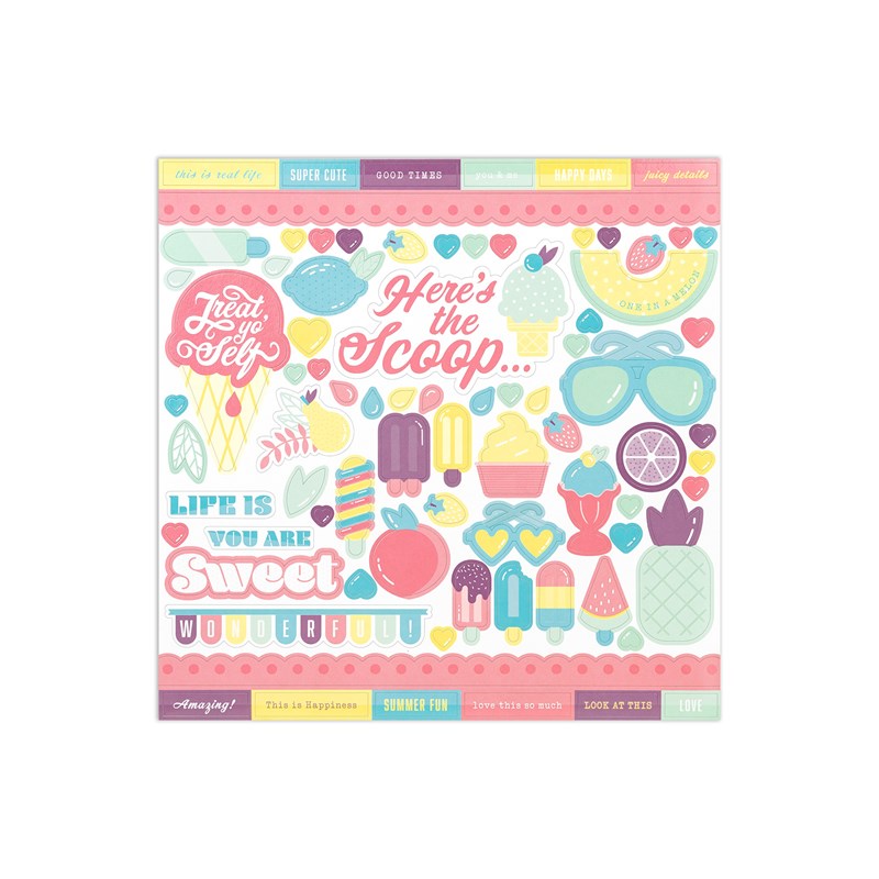 Tutti Frutti Paper Packet + Sticker Sheet