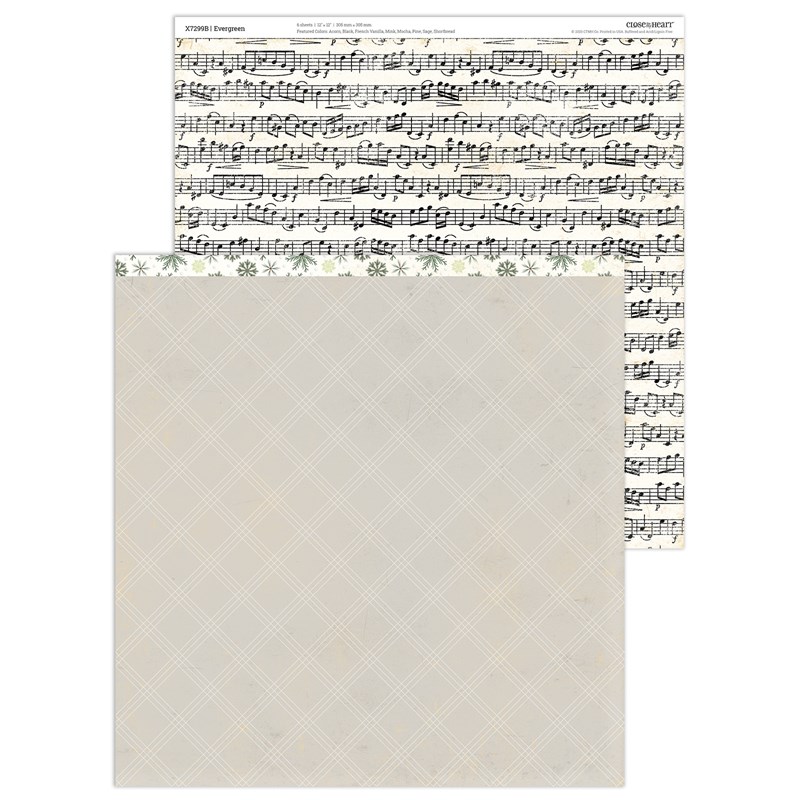 Evergreen Paper Packet + Sticker Sheet