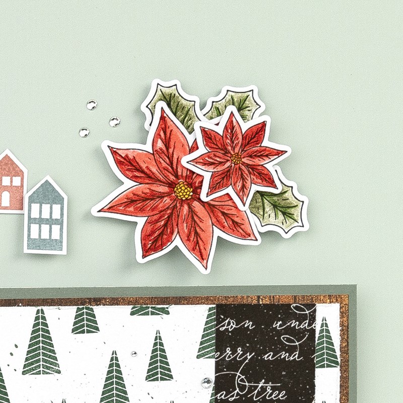 Holiday Banner Stamp + Thin Cuts