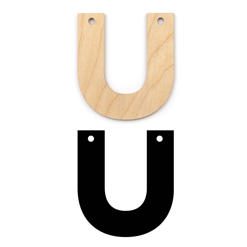 Alphabet Banner—U
