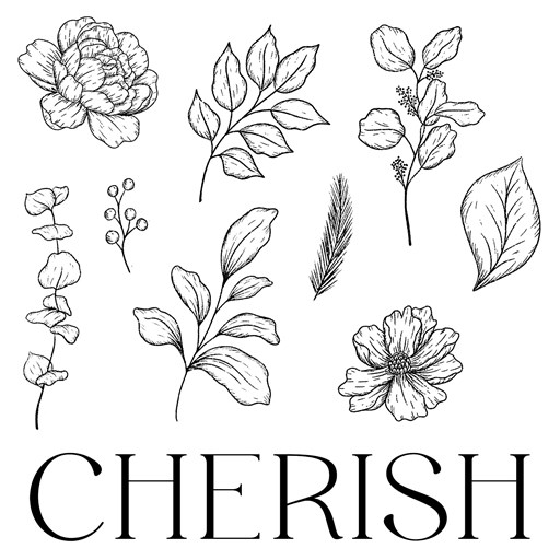 Cherish—Scrapbooking Stamp Set (D2131)