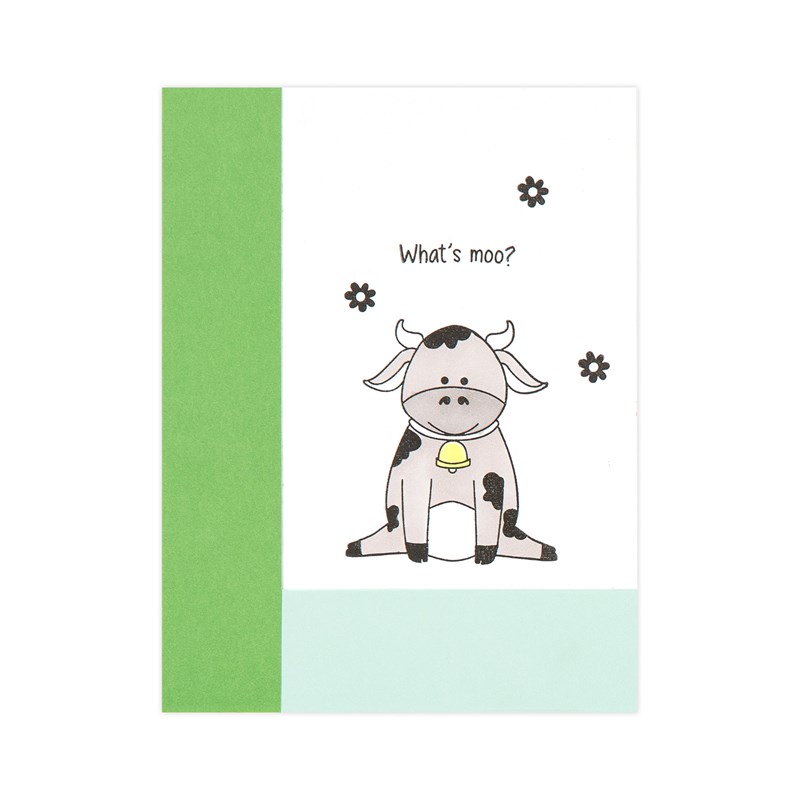 Funny Farm Card What's moo?