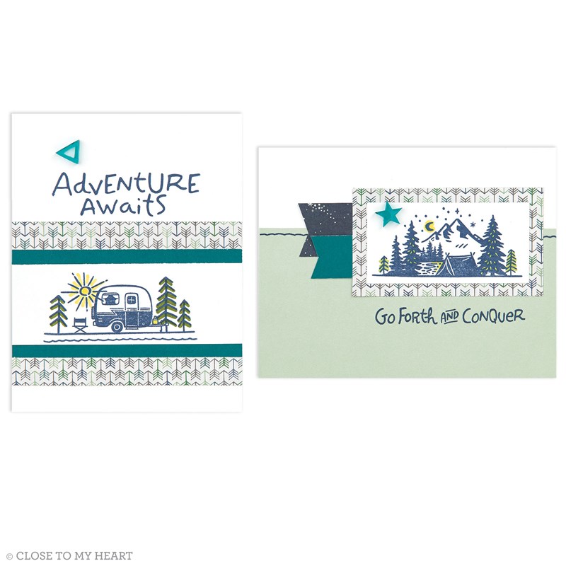 Aurora—Cardmaking Stamp + Thin Cuts