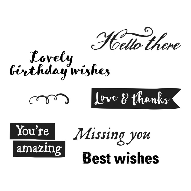 All The Best Wishes Stamp Set 
