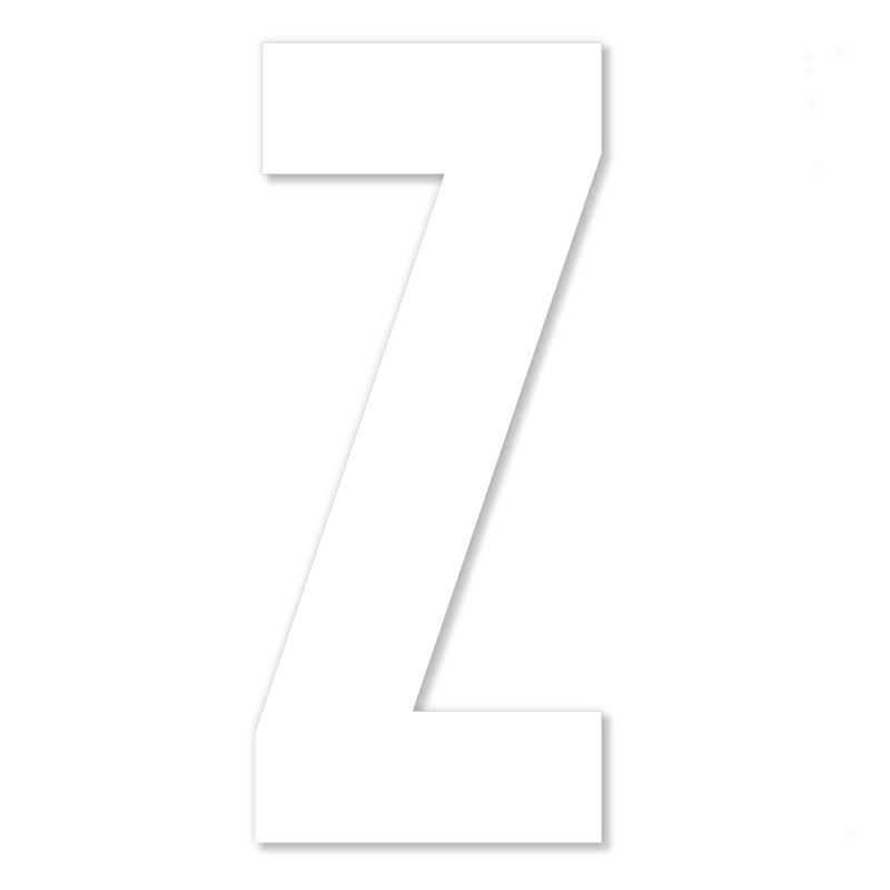 Chipboard Monogram—Z