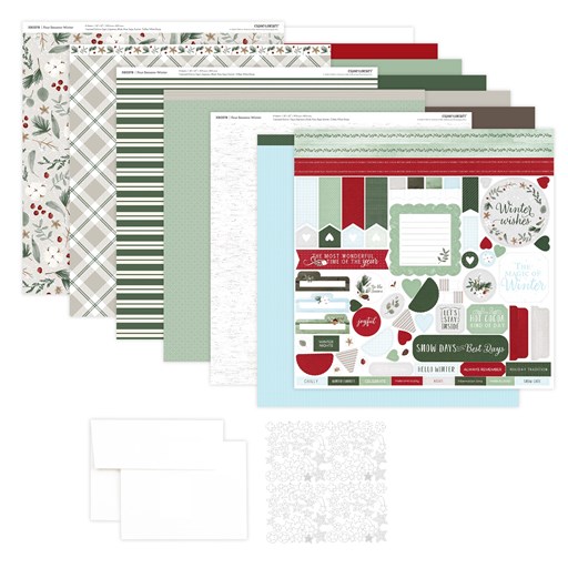 Four Seasons—Winter Cardmaking Workshop Kit (without stamps or Thin Cuts) (CC12244)