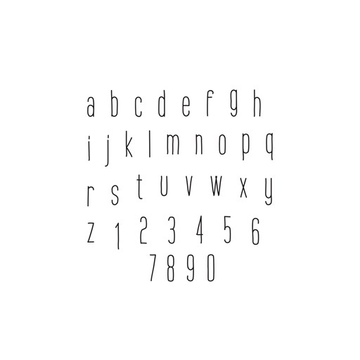 Prairie Alphabet Stamp Set (A1259)