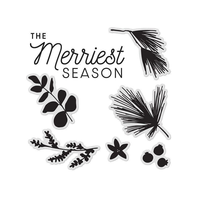 The Merriest Season Stamp + Thin Cuts