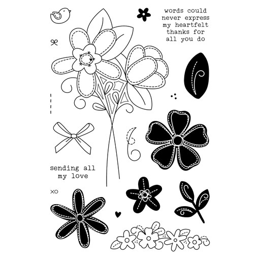 Stitched Florals (C1861)