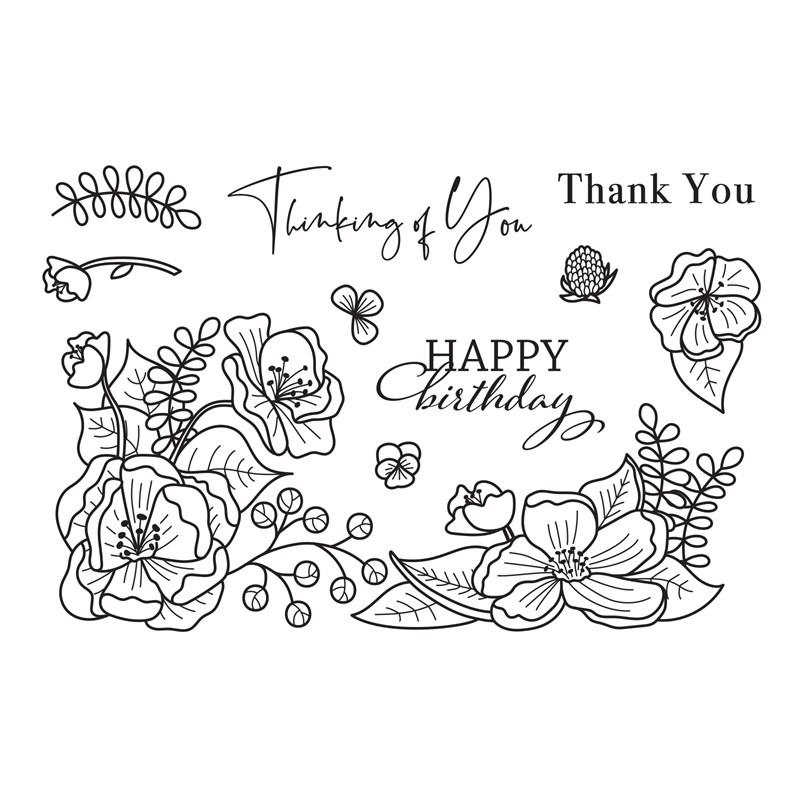 Thoughtful Florals Stamp Set