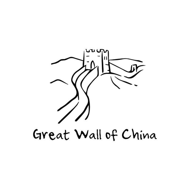 Great Wall of China Stamp Set