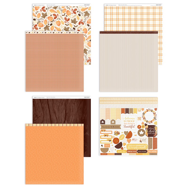 Four Seasons—Autumn Paper Packet + Sticker Sheet