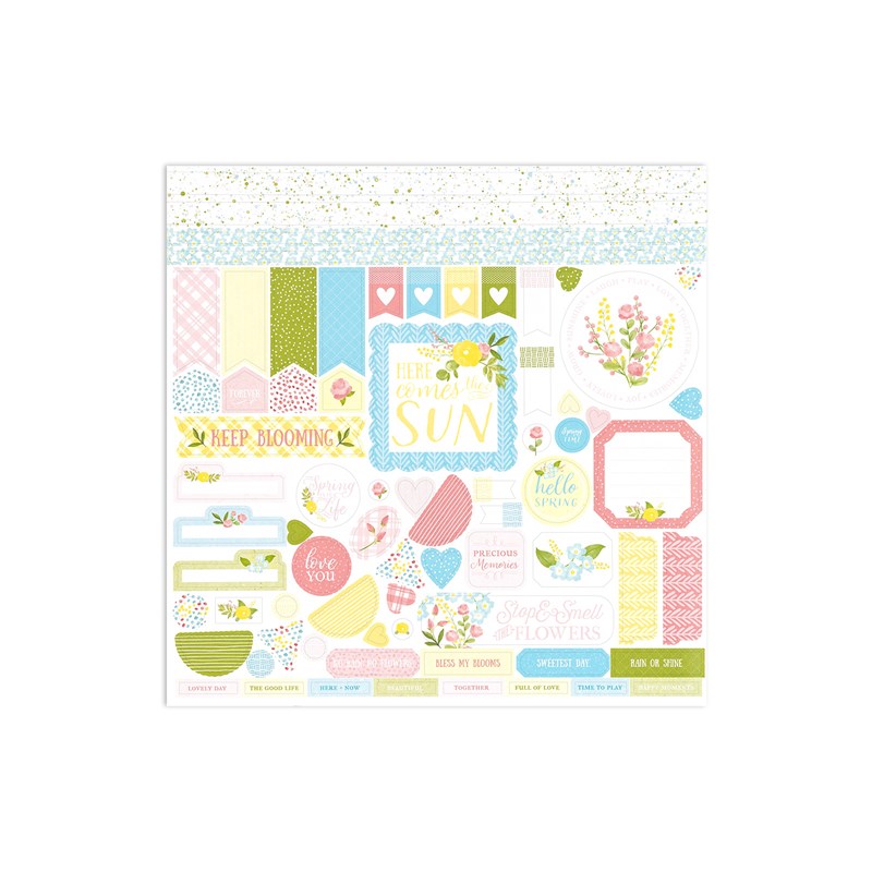 Four Seasons—Spring Paper Packet + Sticker Sheet
