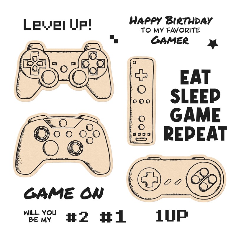 Level Up Stamp + Thin Cuts