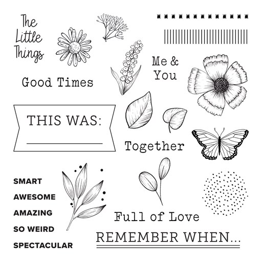 It's the Little Things—Scrapbooking Stamp Set (CC12310)