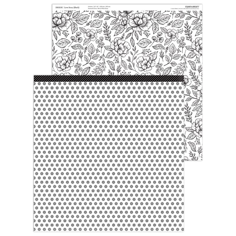 Love Story Paper Packet (Black)