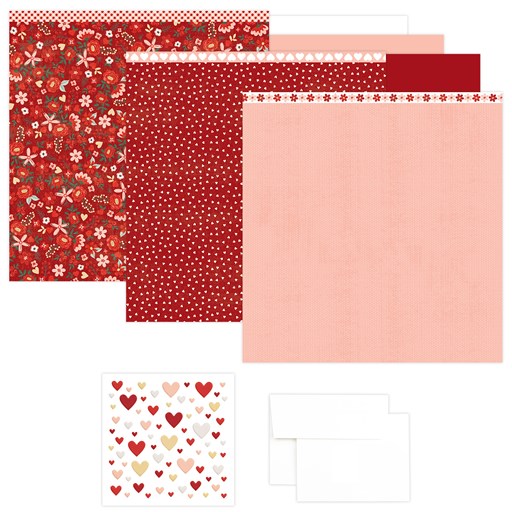Love Notes Cardmaking Workshop Kit (without stamp + Thin Cuts) (CC12420)