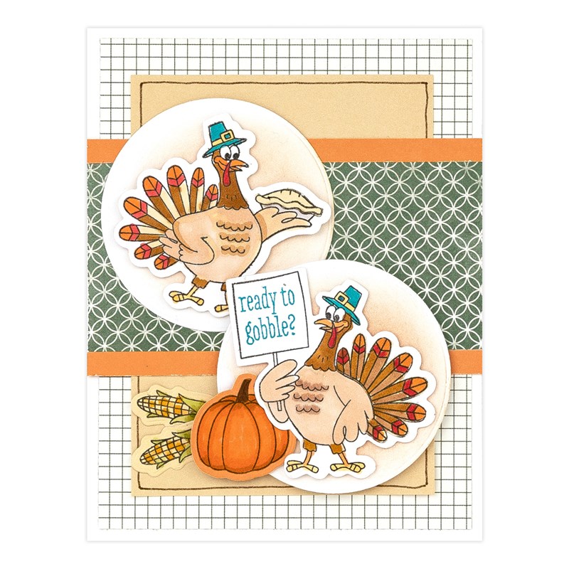 Ready to Gobble Stamp + Thin Cuts