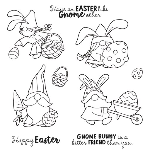 Easter Gnomes Stamp Set (D2143)