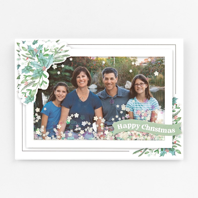 Picture This Christmas Shaker Card Kit (with Iridescent Flower Confetti)