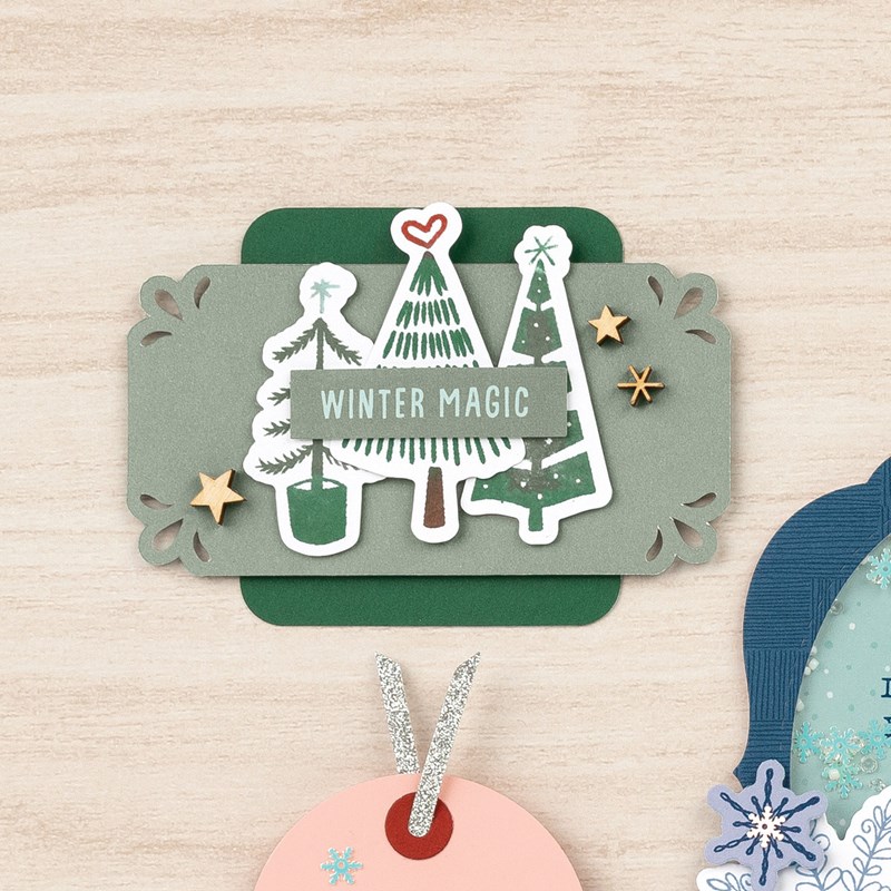 Christmas Trees Stamp + Thin Cuts