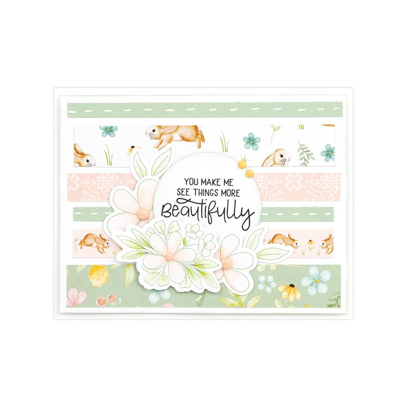 Honey Bunny—Cardmaking Stamp + Thin Cuts