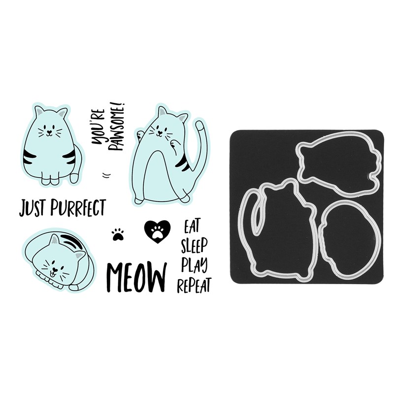 You're Pawsome Stamp + Thin Cuts
