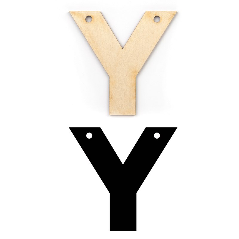 Alphabet Banner—Y
