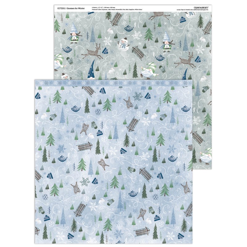 Gnomes for Winter Paper Packet