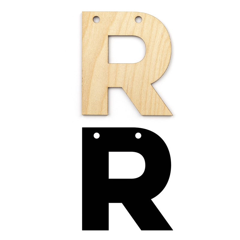 Alphabet Banner—R