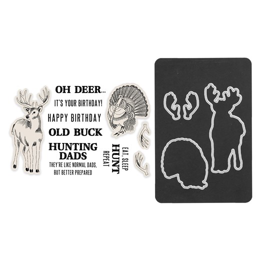 Hunting Dads Stamp + Thin Cuts (Z4329)