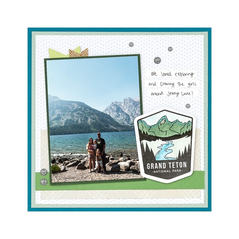National Park Patches Stamp Set
