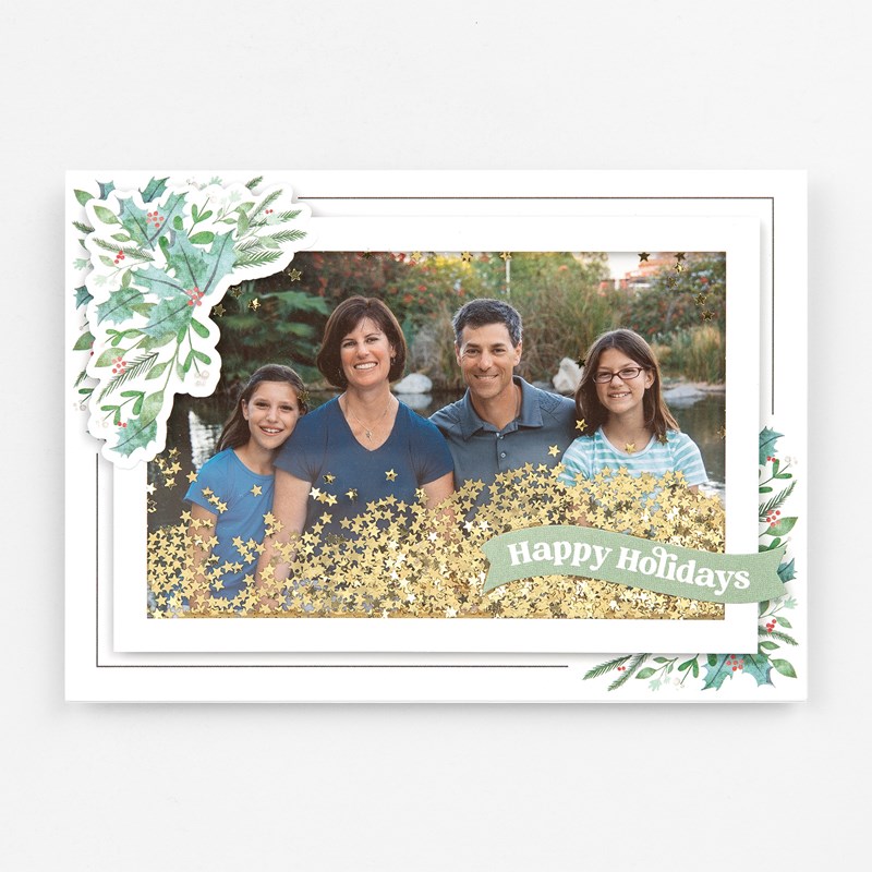 Picture This Christmas Shaker Card Kit (with Gold Star Confetti)