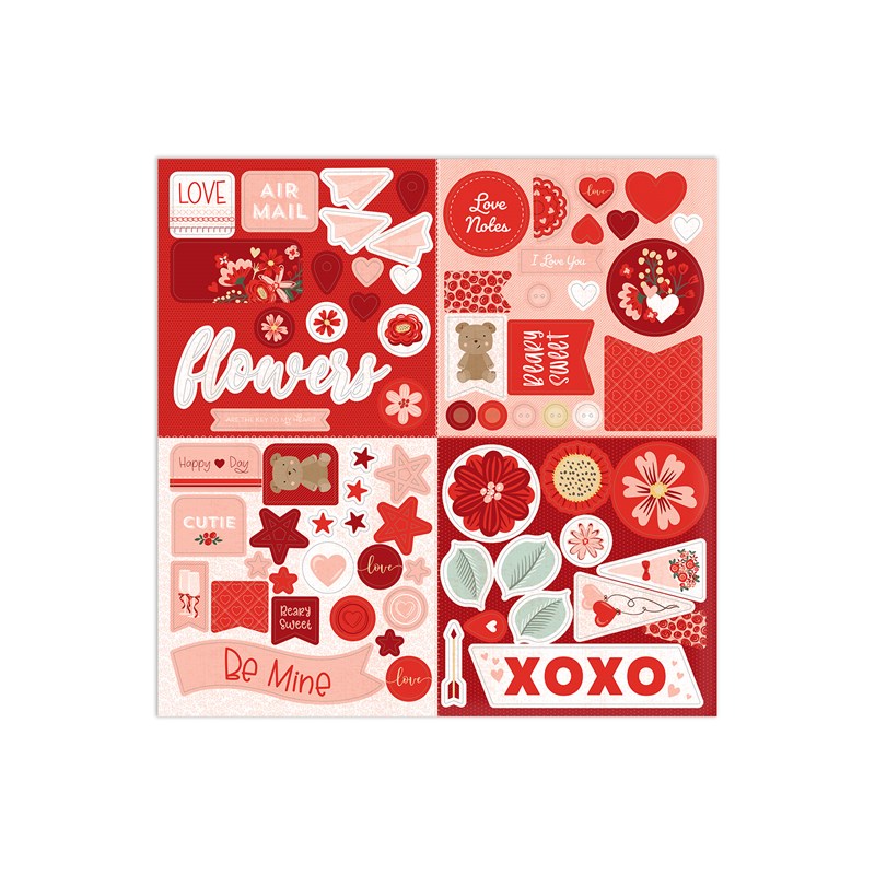 Love Notes Paper Packet + Sticker Sheet