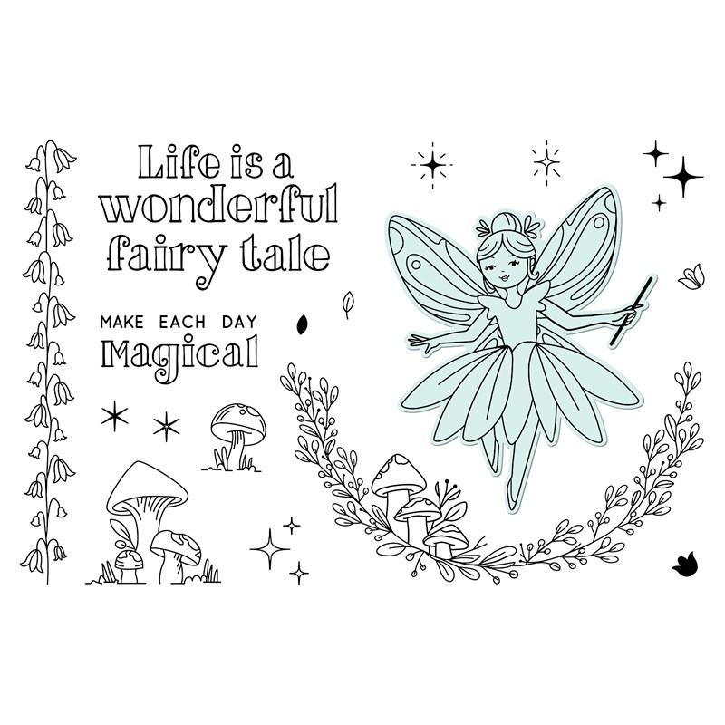 Fairy Tale Magic Stamp + Thin Cuts
