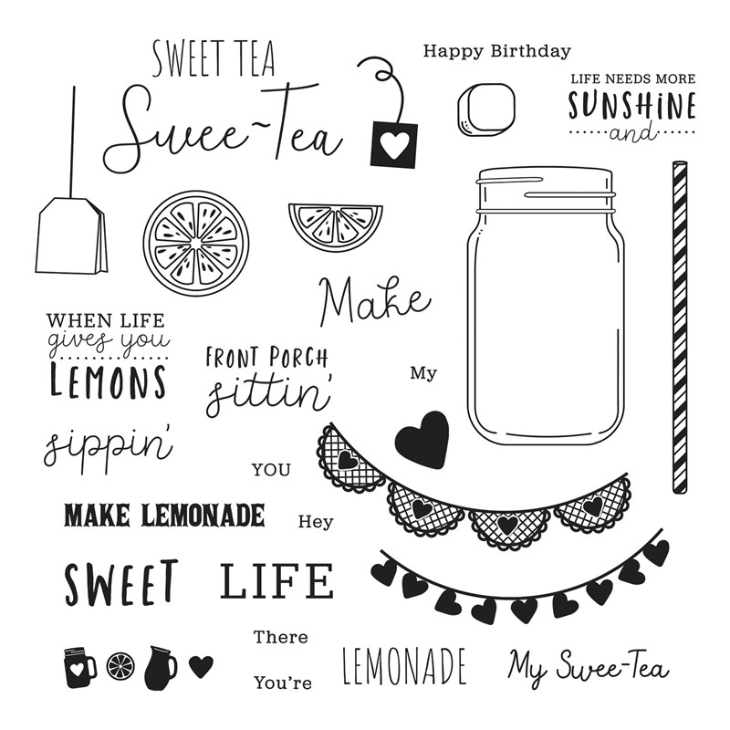 Front Porch Sippin’ Stamp Set