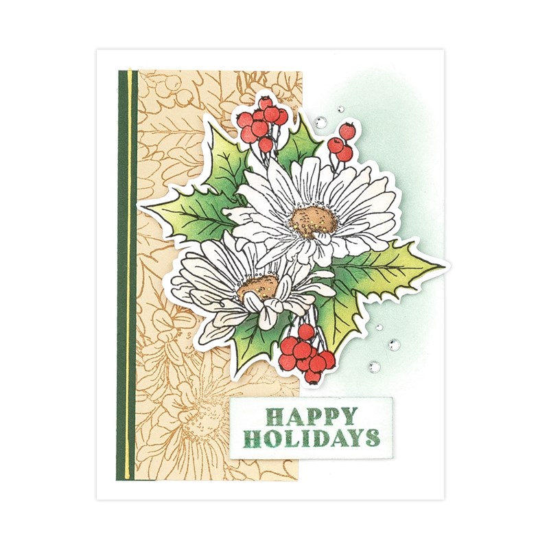 Thoughtful Holly Stamp Set