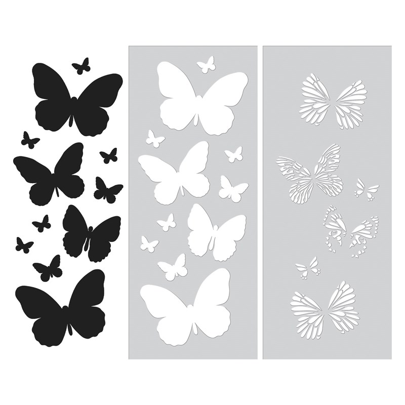 Butterfly Slimline Embossing Folder + Stencils