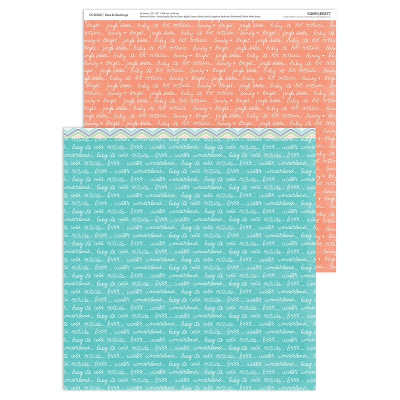 Seas & Greetings Paper Packet + Sticker Sheet
