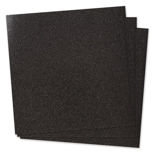 Black Glitter Paper (Z3236)